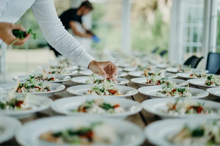Hyde House Wedding Food