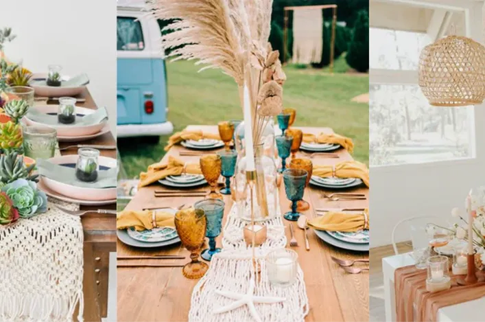 Boho Chic Tablescape Ideas
